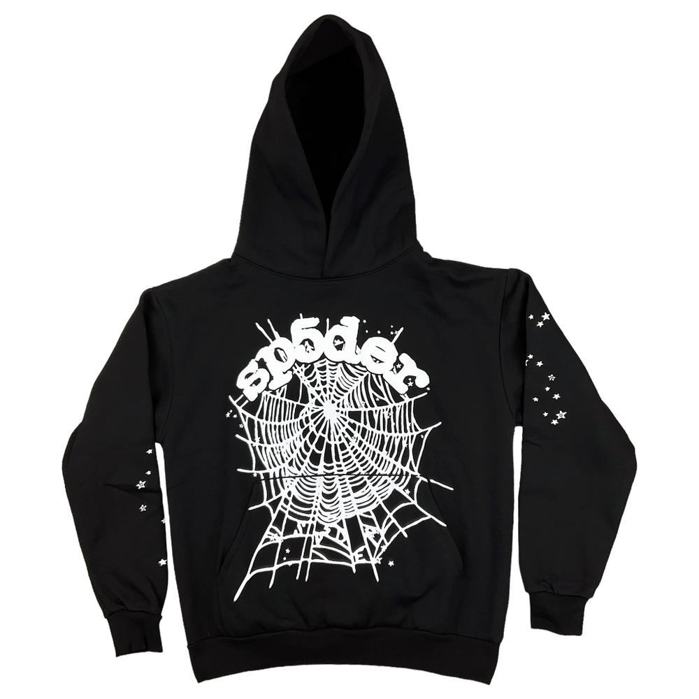 Sp5der OG Web Pullover Hoodie Black | Spider Worldwide